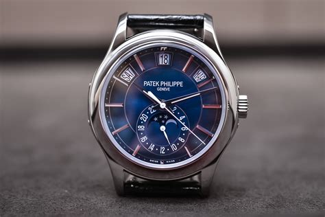 patek philippe 5205g annual calendar blue|Patek Philippe calendar 2020.